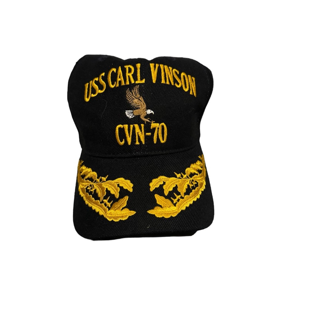Vintage USS CARL VINSON CVN-70 SnapBack Officers hat
